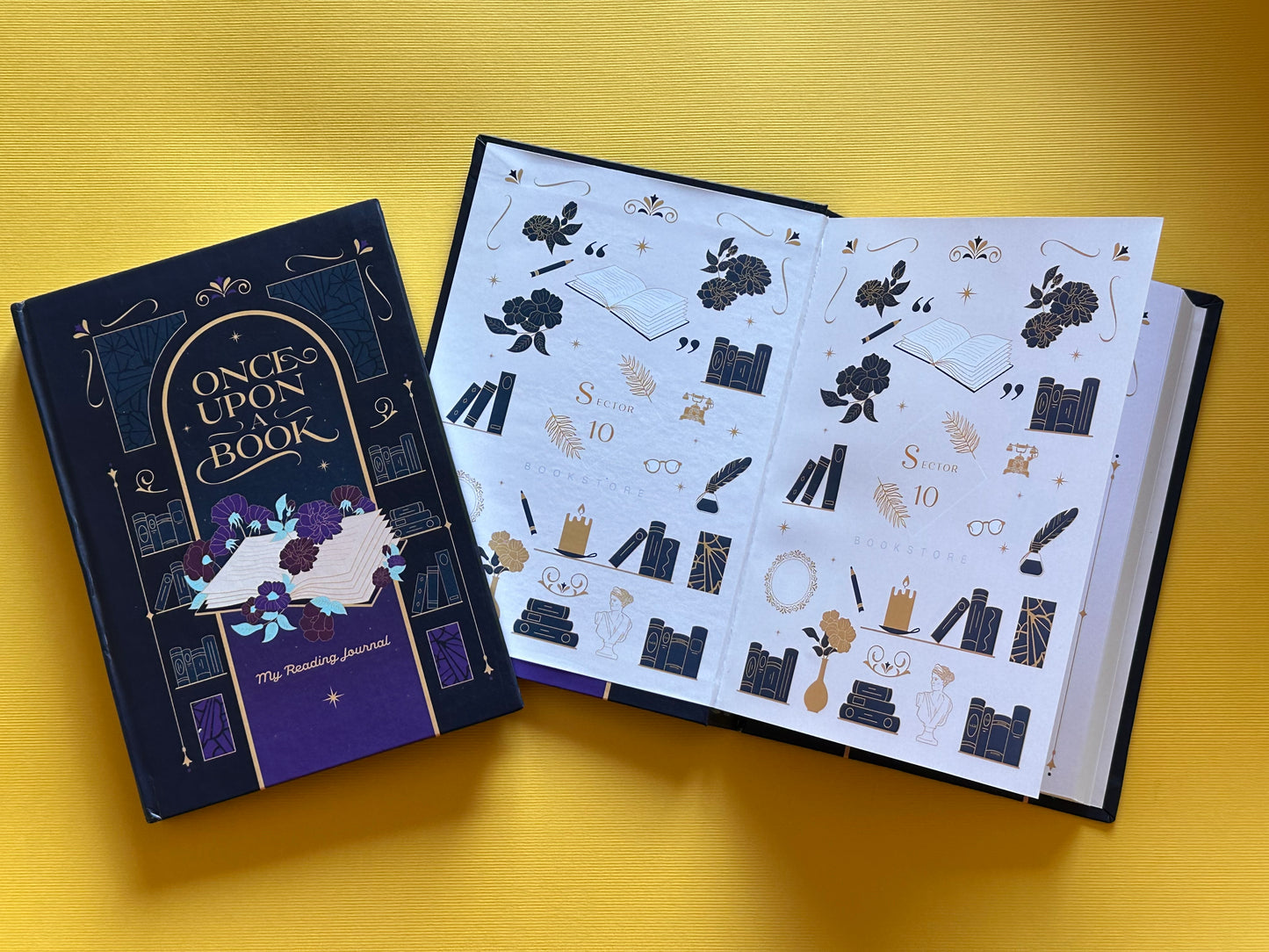 Once upon a book reading journal ( spine edition)