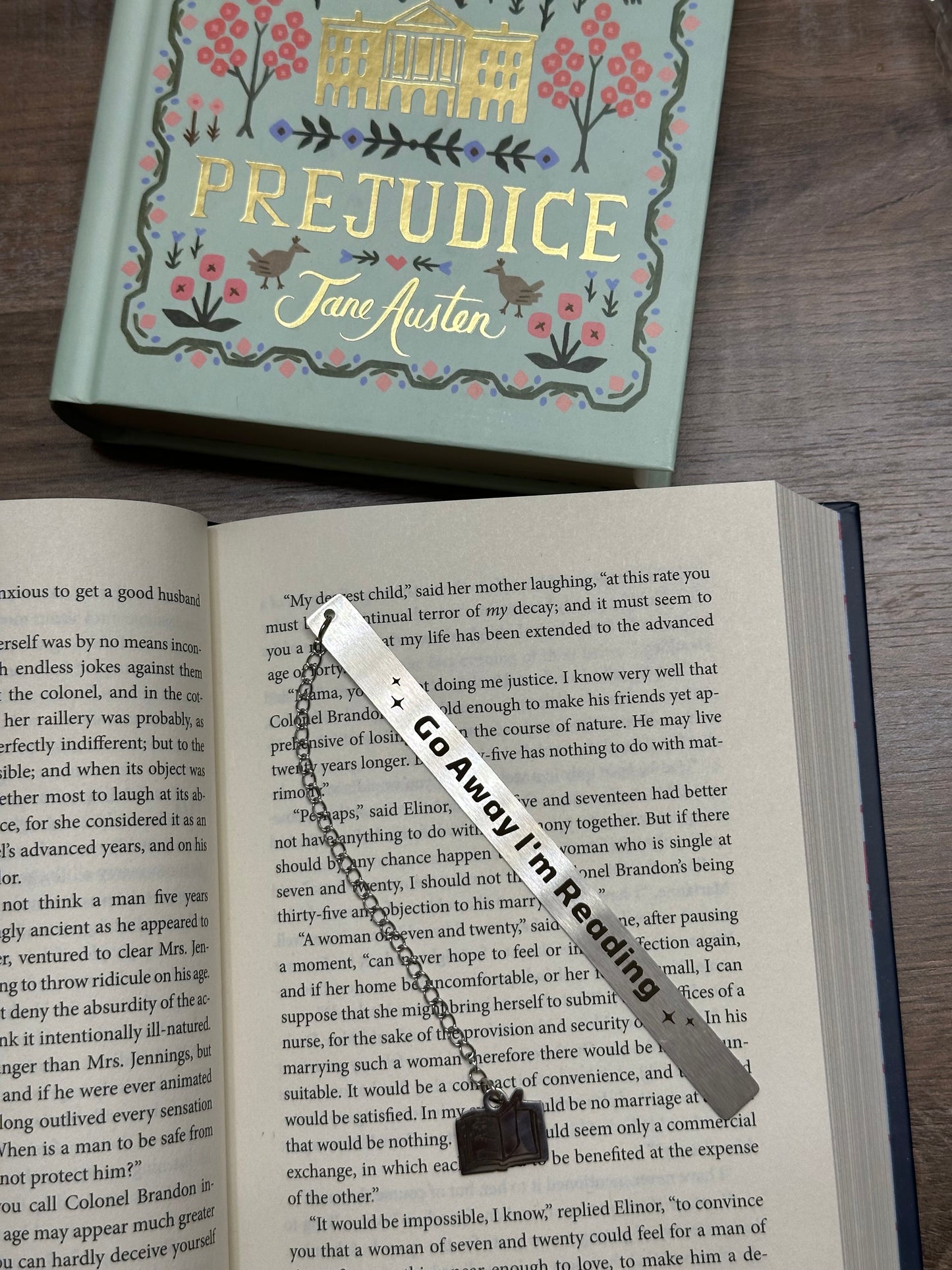 Go away Iām reading bookmark