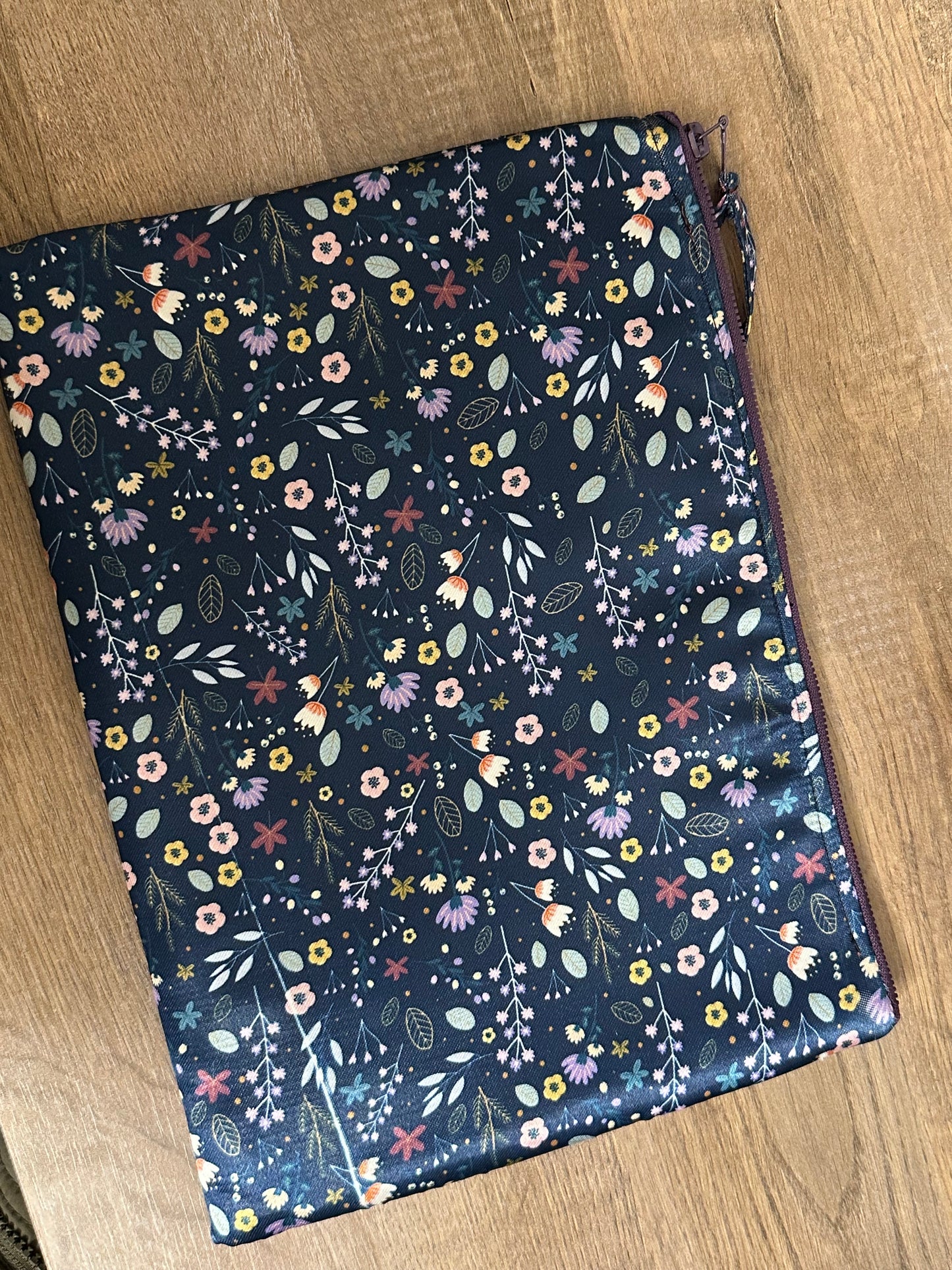 Floral book sleeve