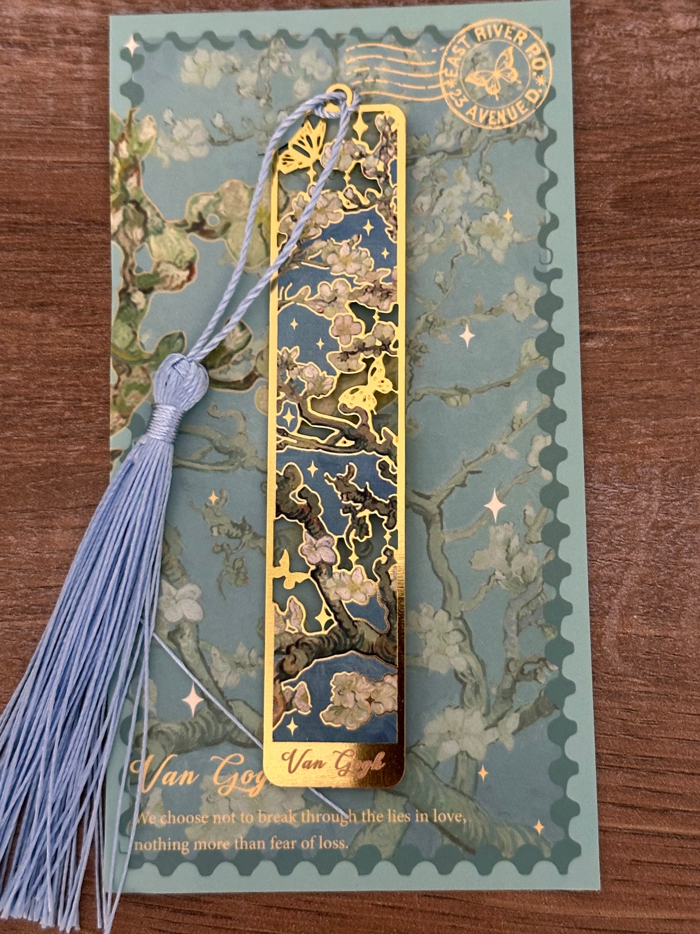 Metal artistic bookmark (Framed)