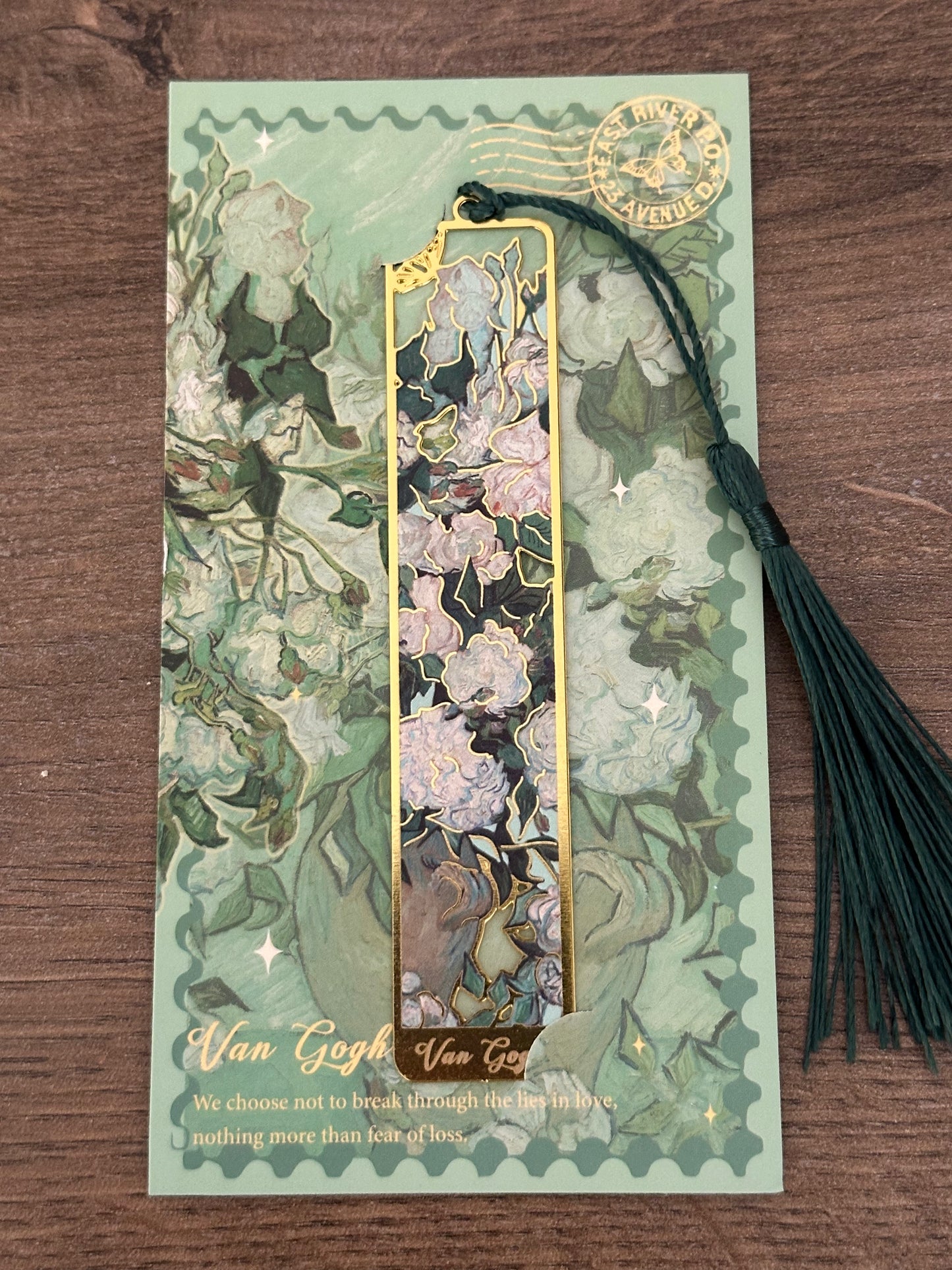 Metal artistic bookmark (Framed)