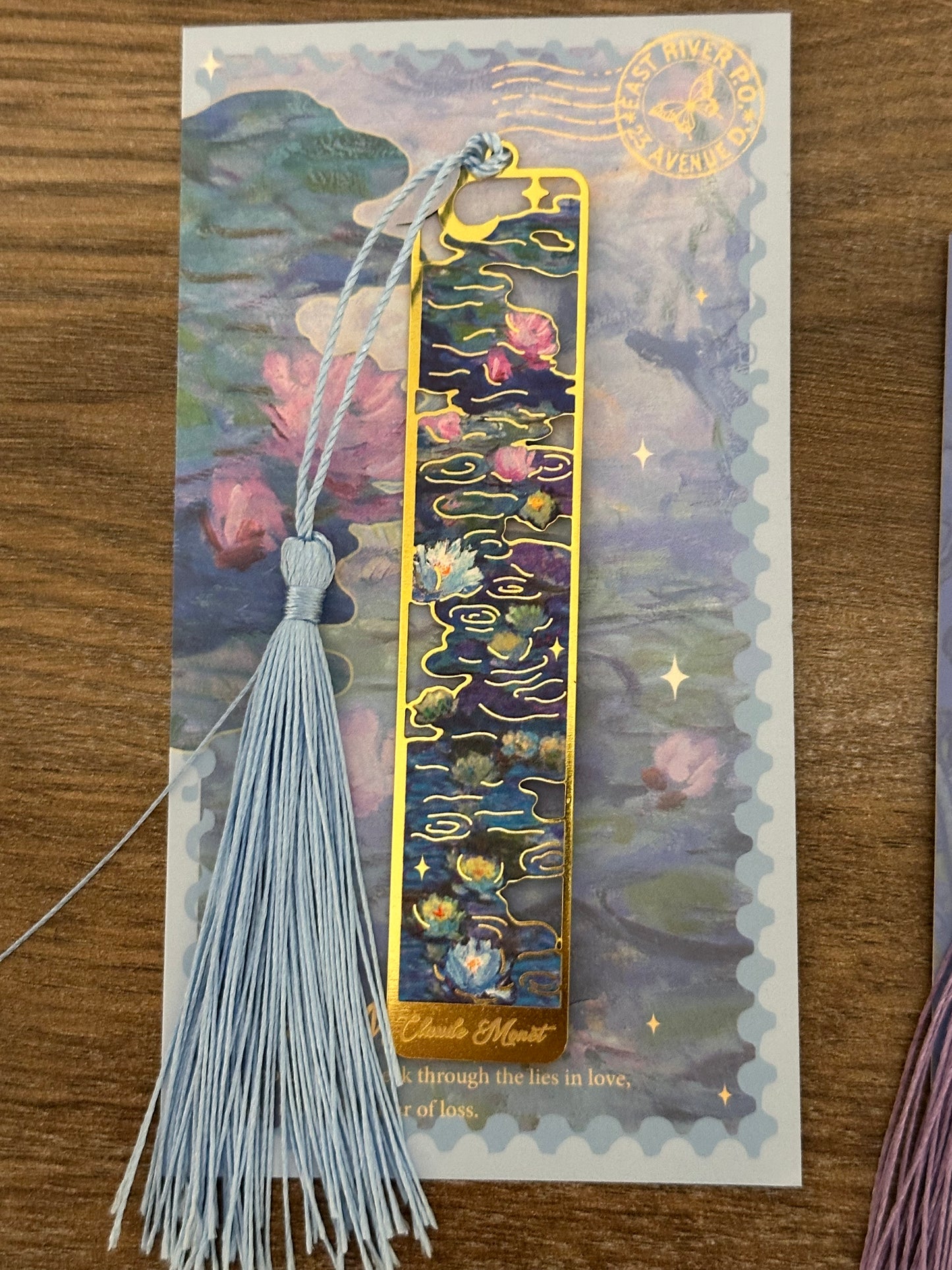 Metal artistic bookmark (Framed)