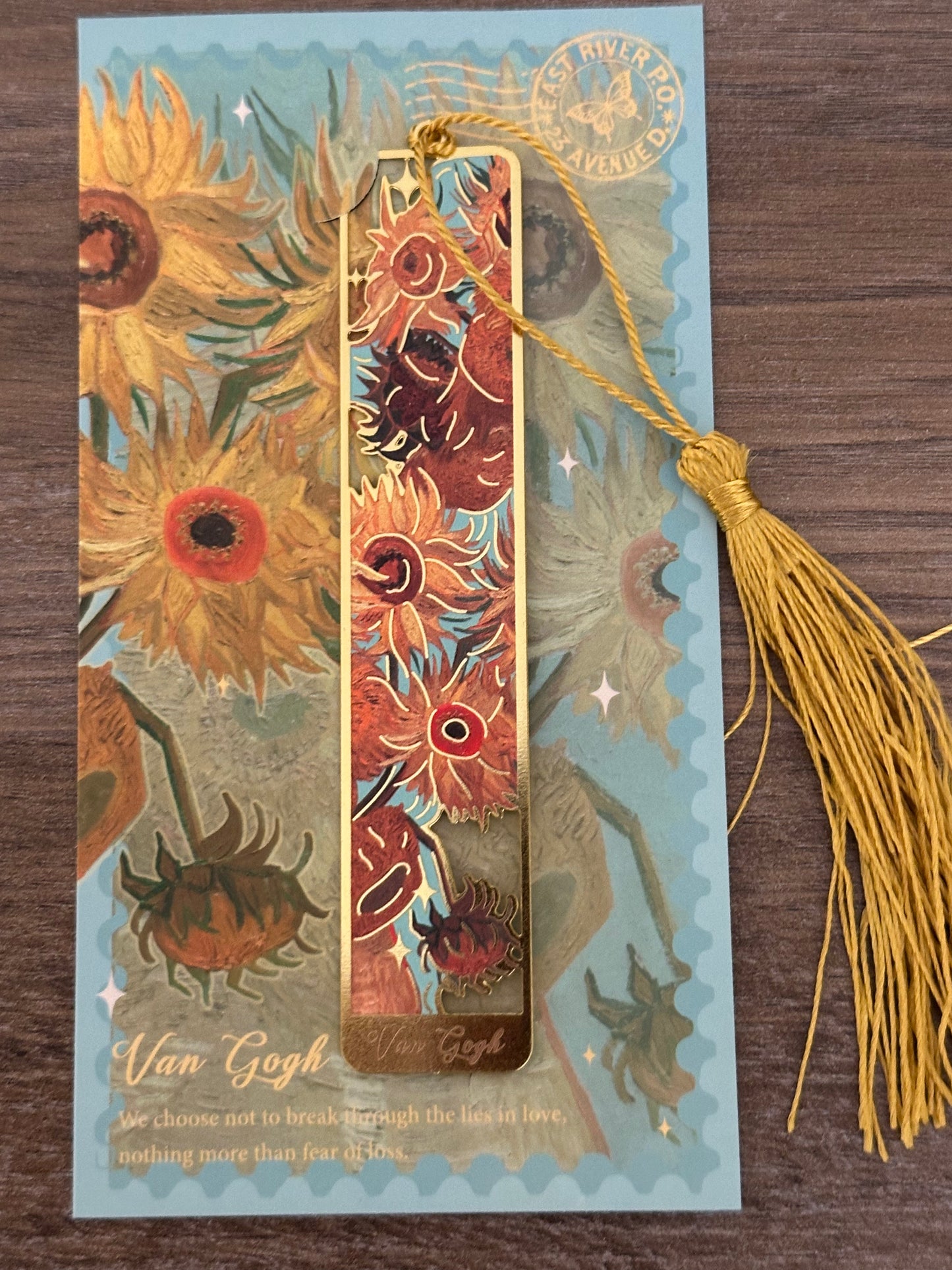 Metal artistic bookmark (Framed)