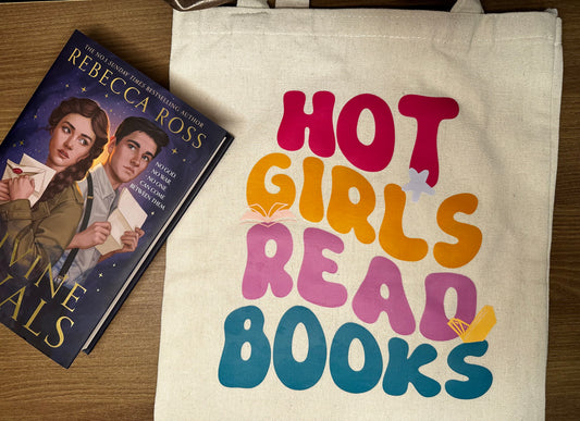 Hot Girls read tote bag