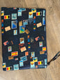 Travel stamps book sleeve