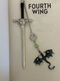 Book charms - metal