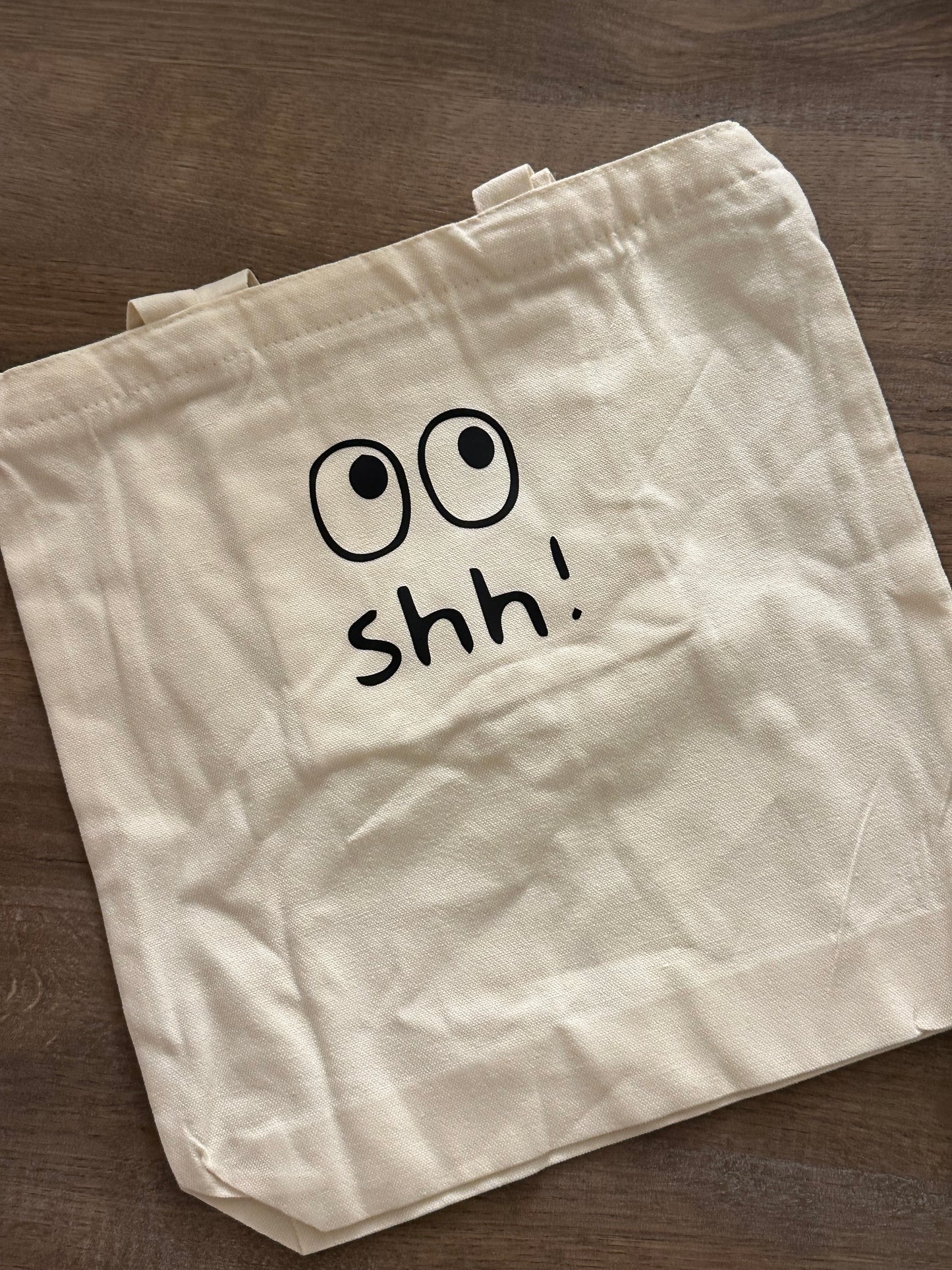 Shh tote bag