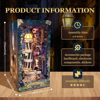 Diagon Alley book nook