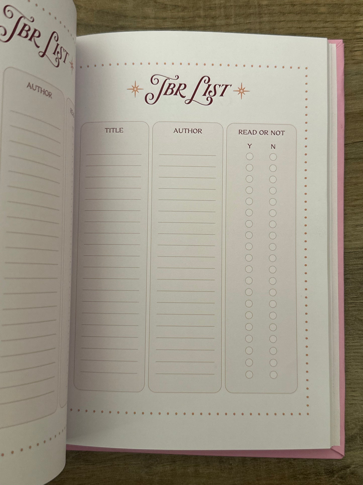 Once upon a book reading journal