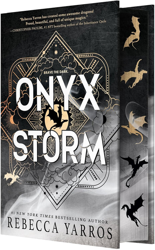 onyx storm sprayed edges - pre order