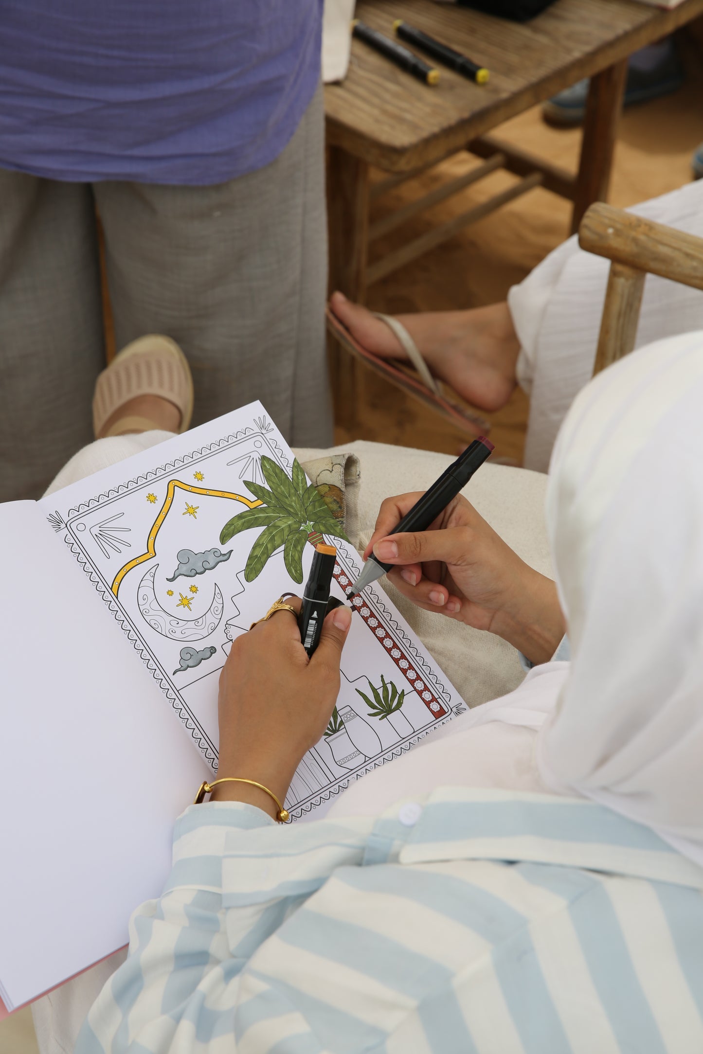 A sky full of stories coloring book