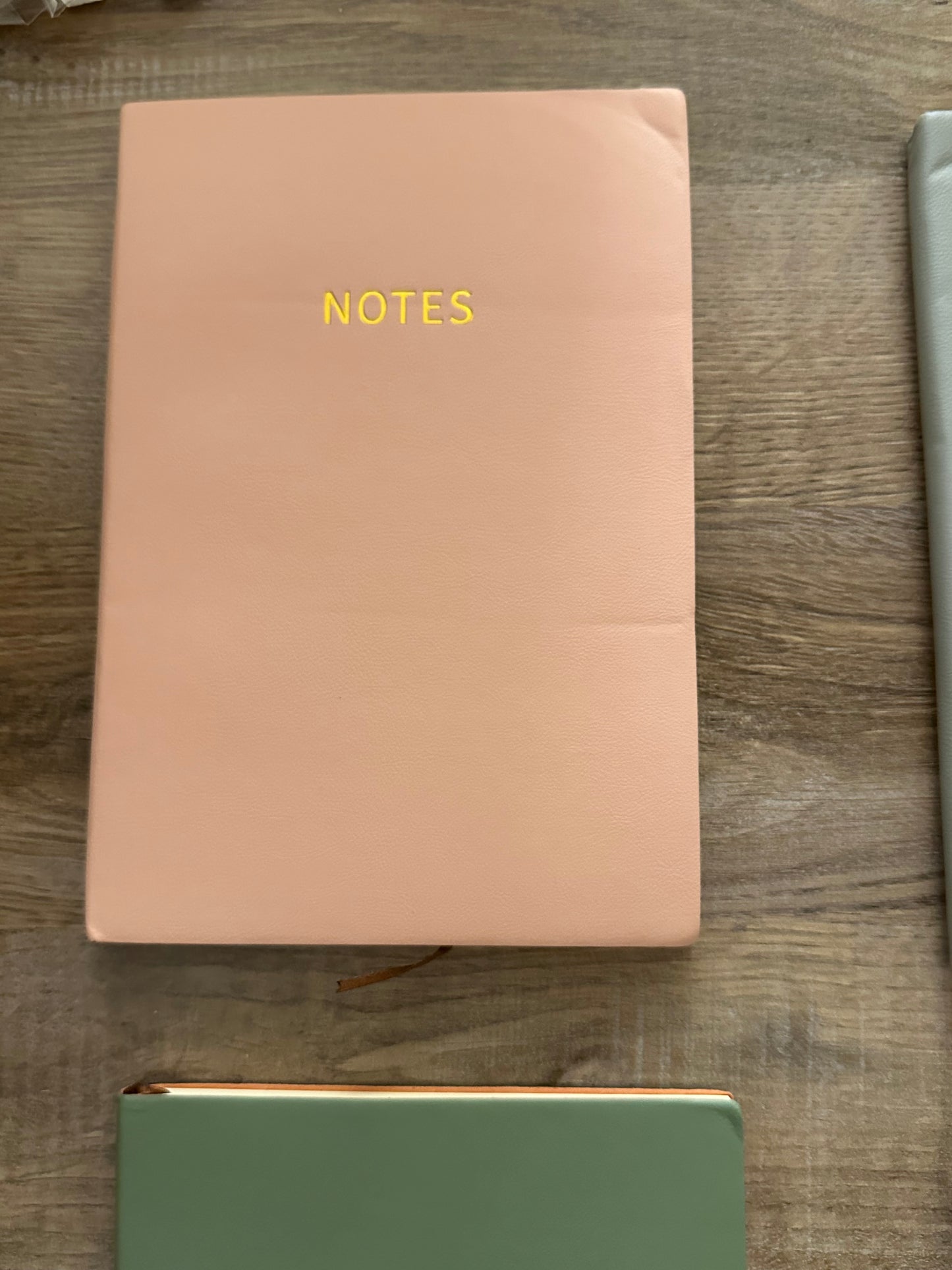 Premium leather notebook