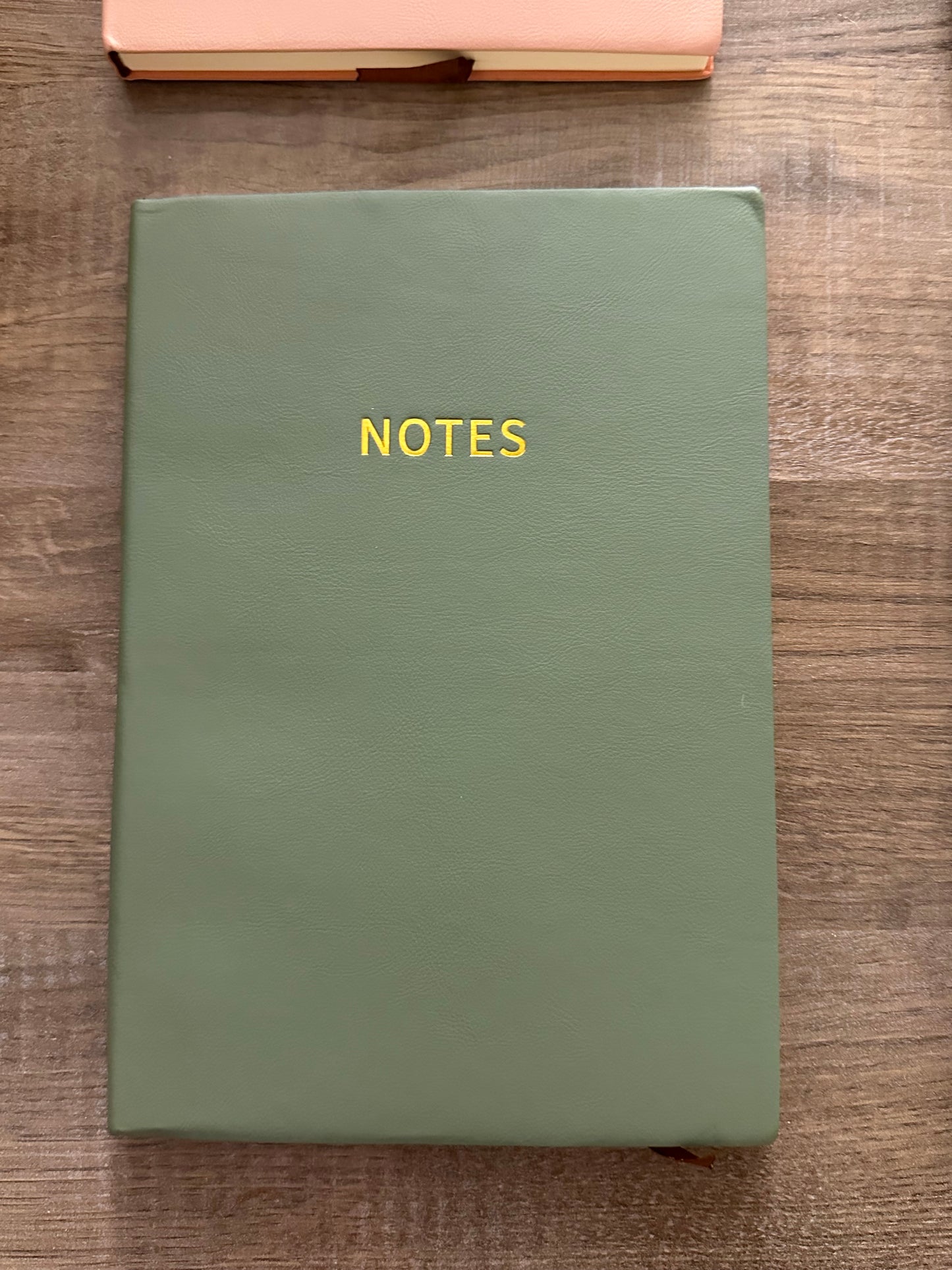 Premium leather notebook