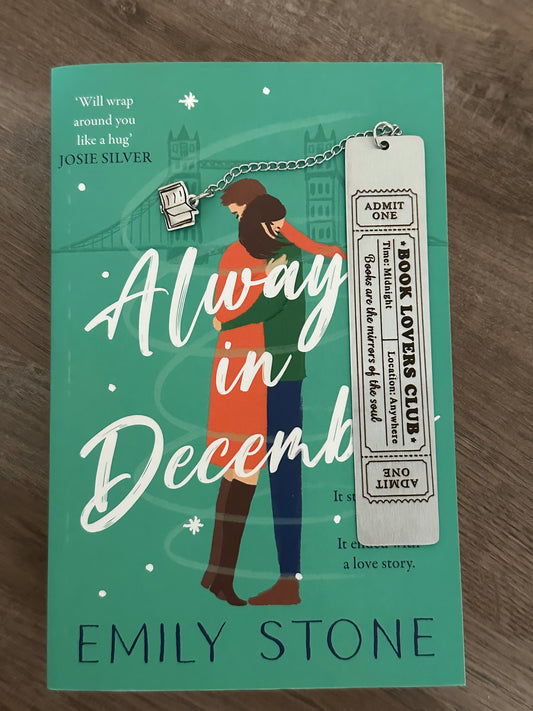 Book lovers club bookmark