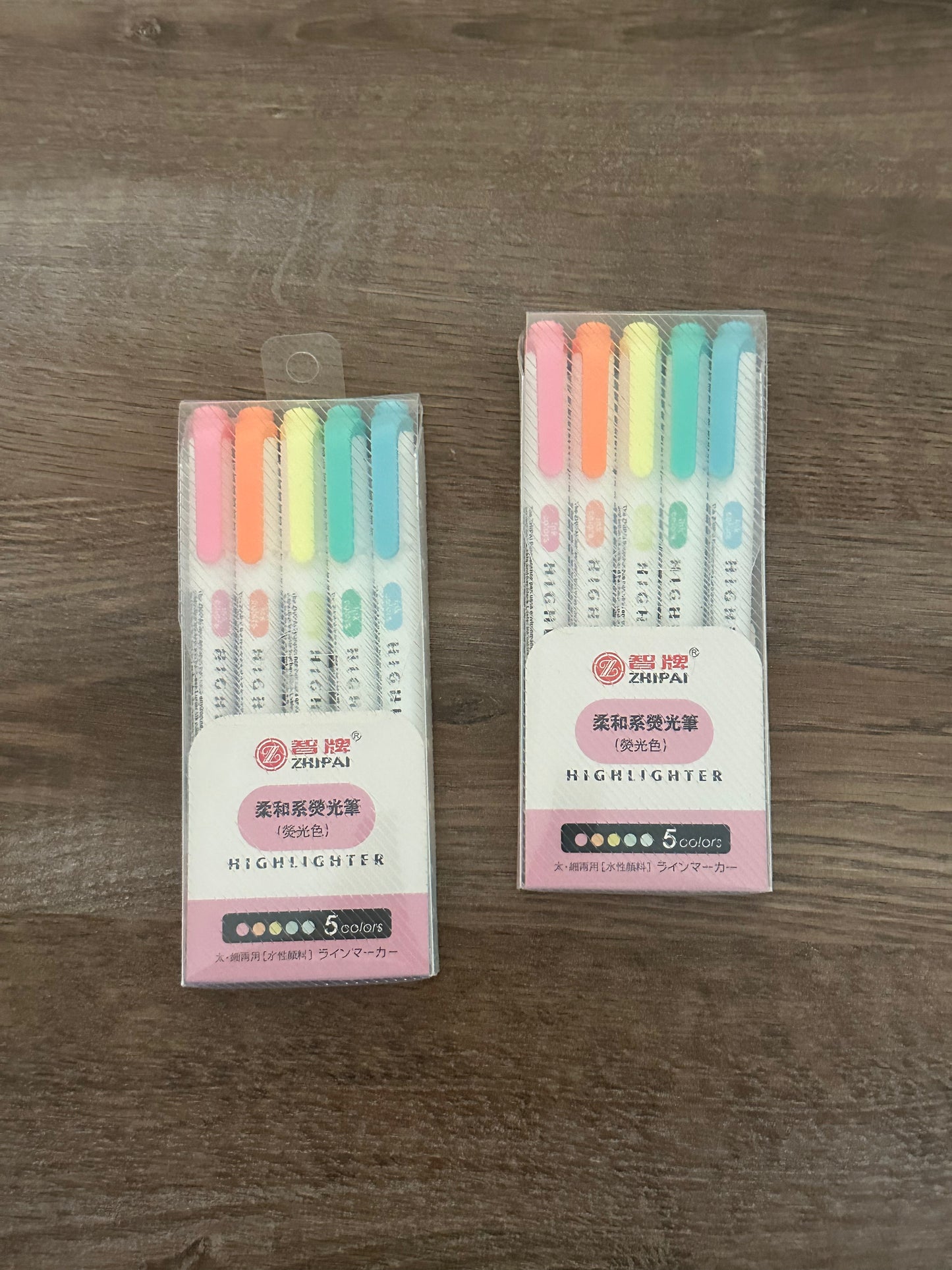 Mini highlighter set