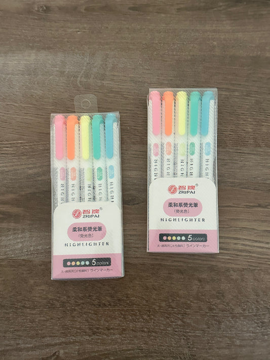 Mini highlighter set