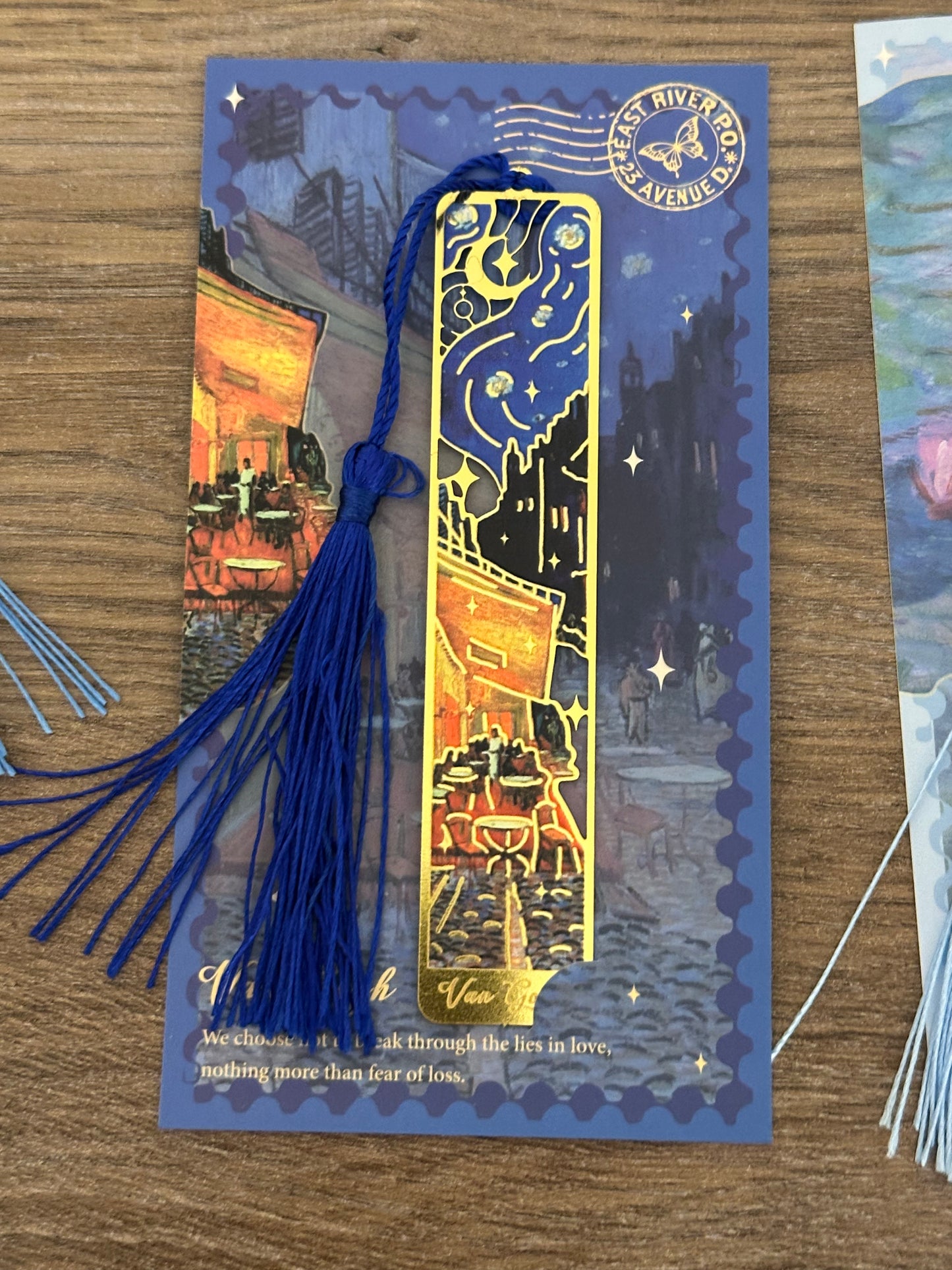 Metal artistic bookmark (Framed)