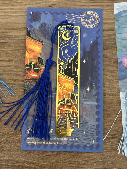 Metal artistic bookmark (Framed)