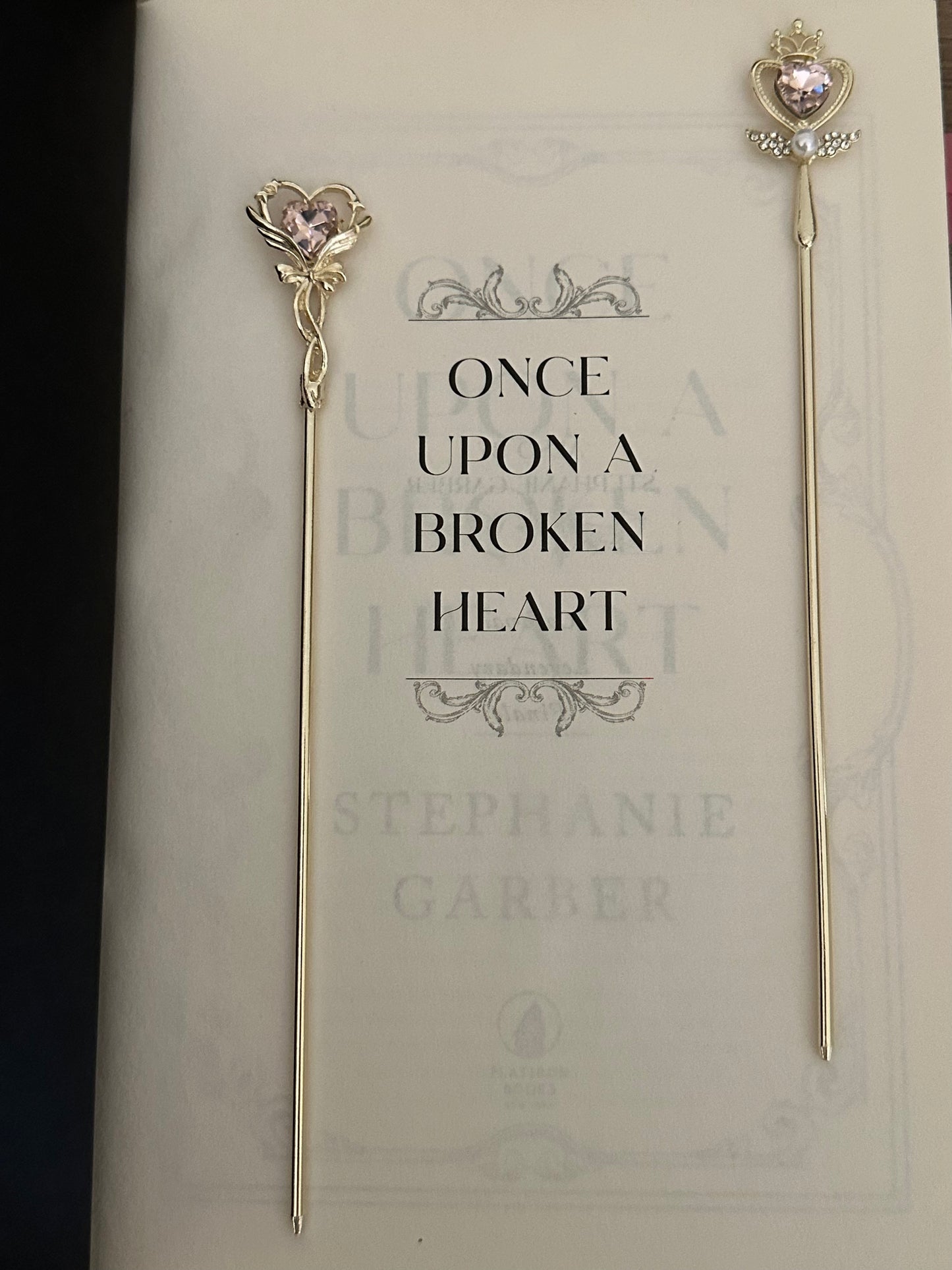 Book charms - metal