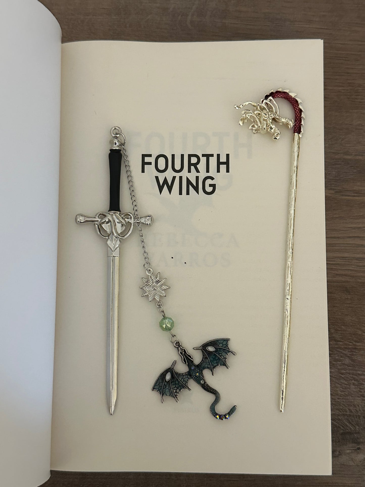 Book charms - metal