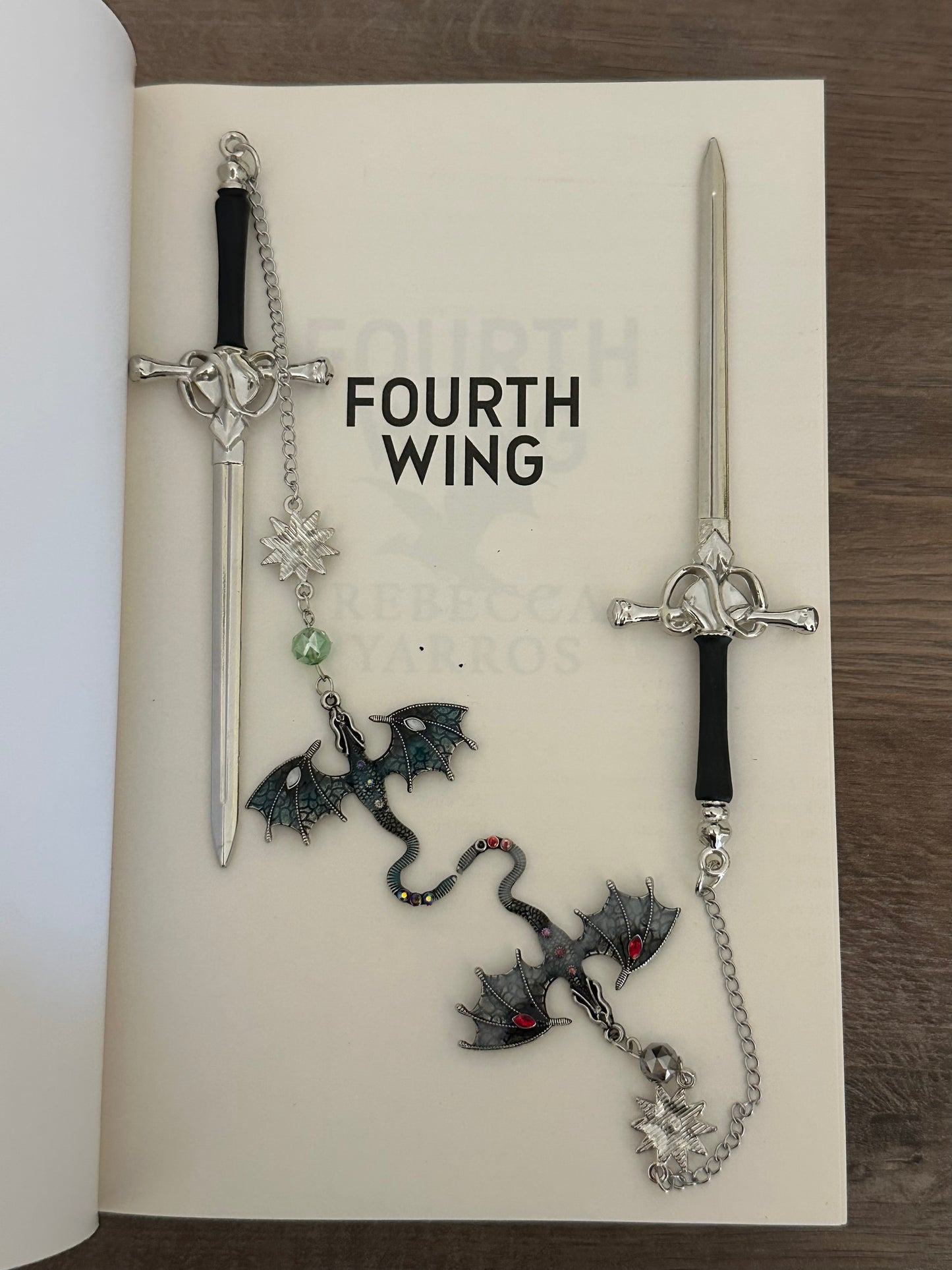 Book charms - metal