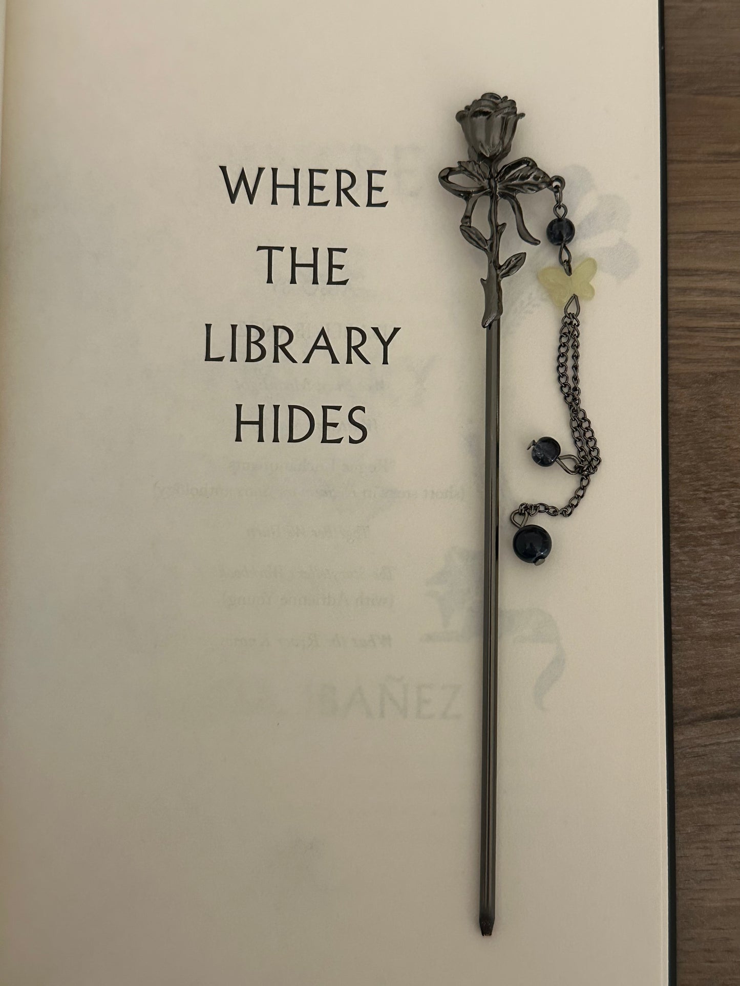 Book charms - metal