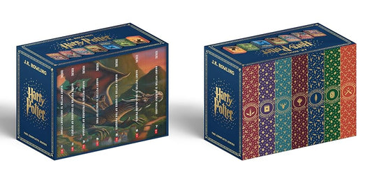 Harry Potter Paperback Box Set Books 1-7 (Deluxe Edition with Stenciled Edges)
